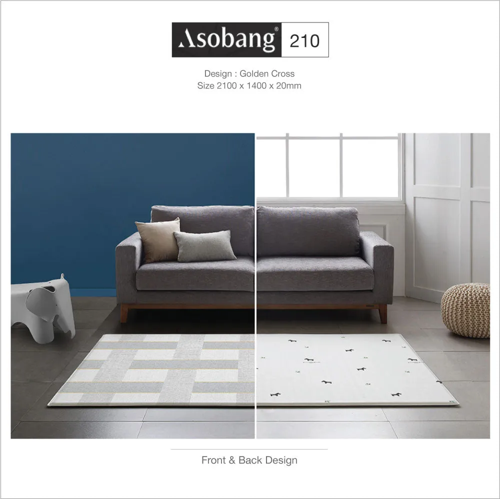 [1 Yr Local Warranty] Parklon Asobang 210 Golden Cross  Size: 2100 x 1400 x 20mm