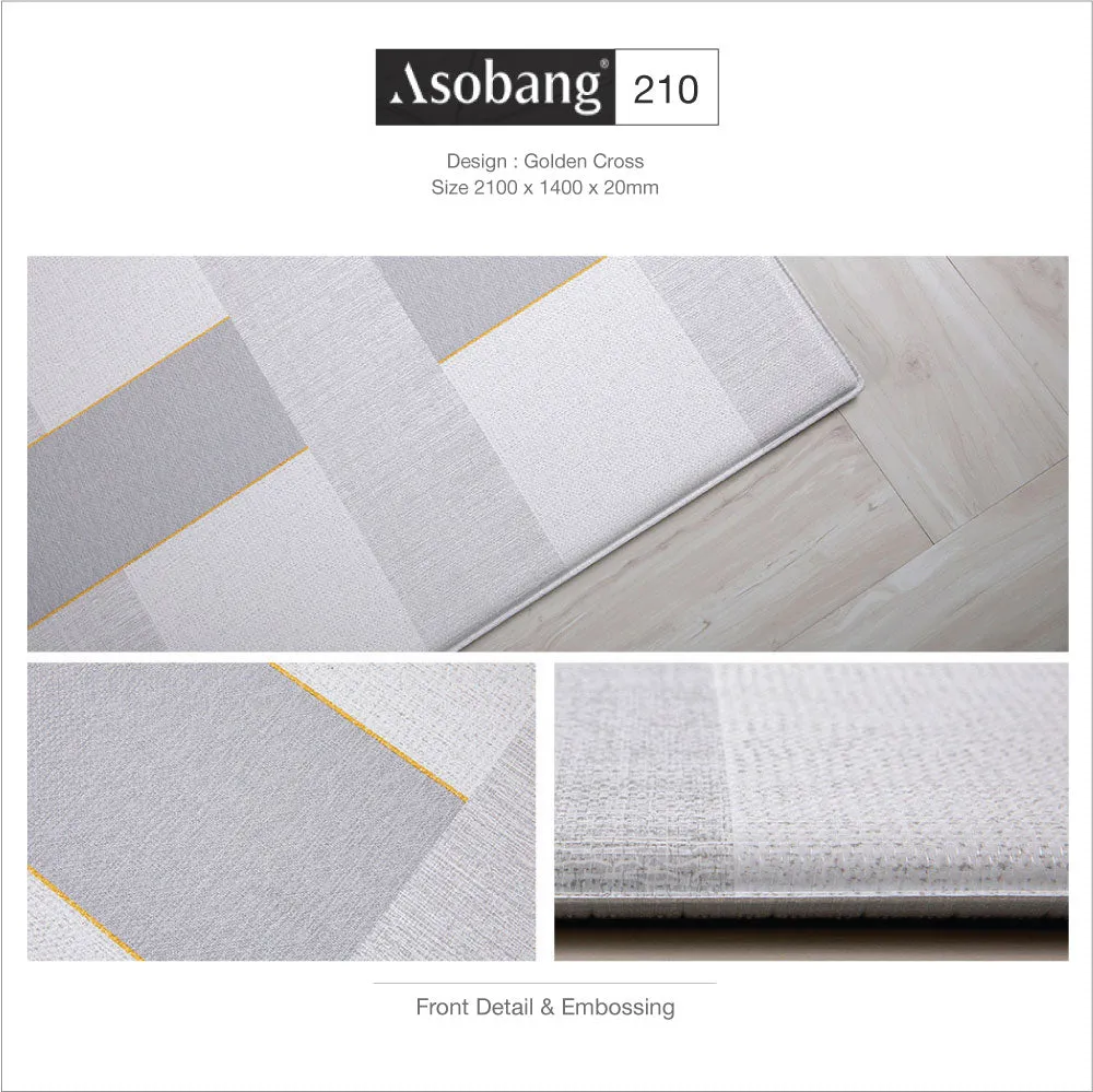 [1 Yr Local Warranty] Parklon Asobang 210 Golden Cross  Size: 2100 x 1400 x 20mm