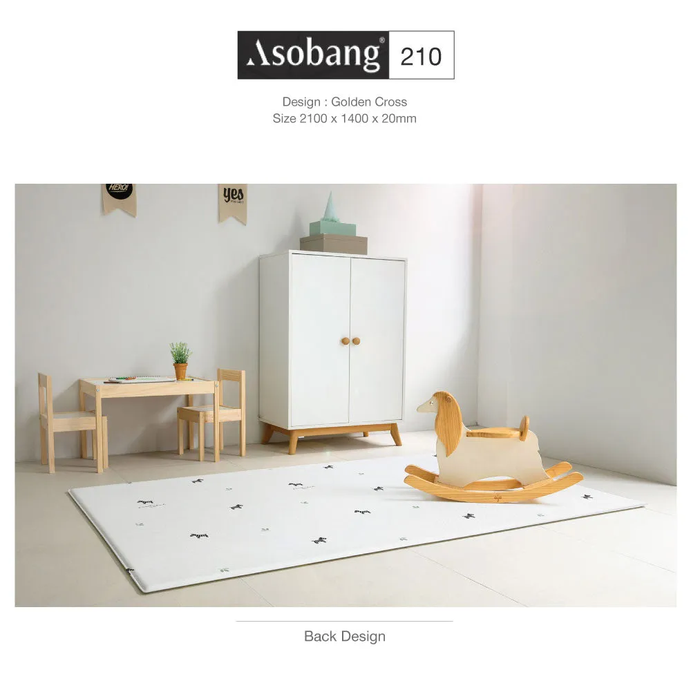 [1 Yr Local Warranty] Parklon Asobang 210 Golden Cross  Size: 2100 x 1400 x 20mm