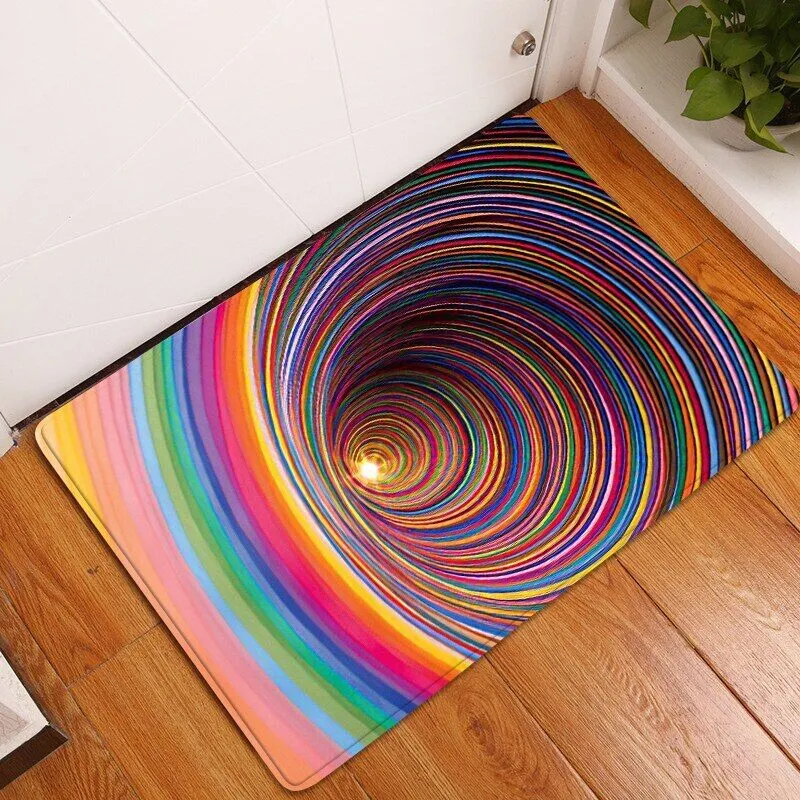 3D Optical Illusion Geometric Rug  230x160cm