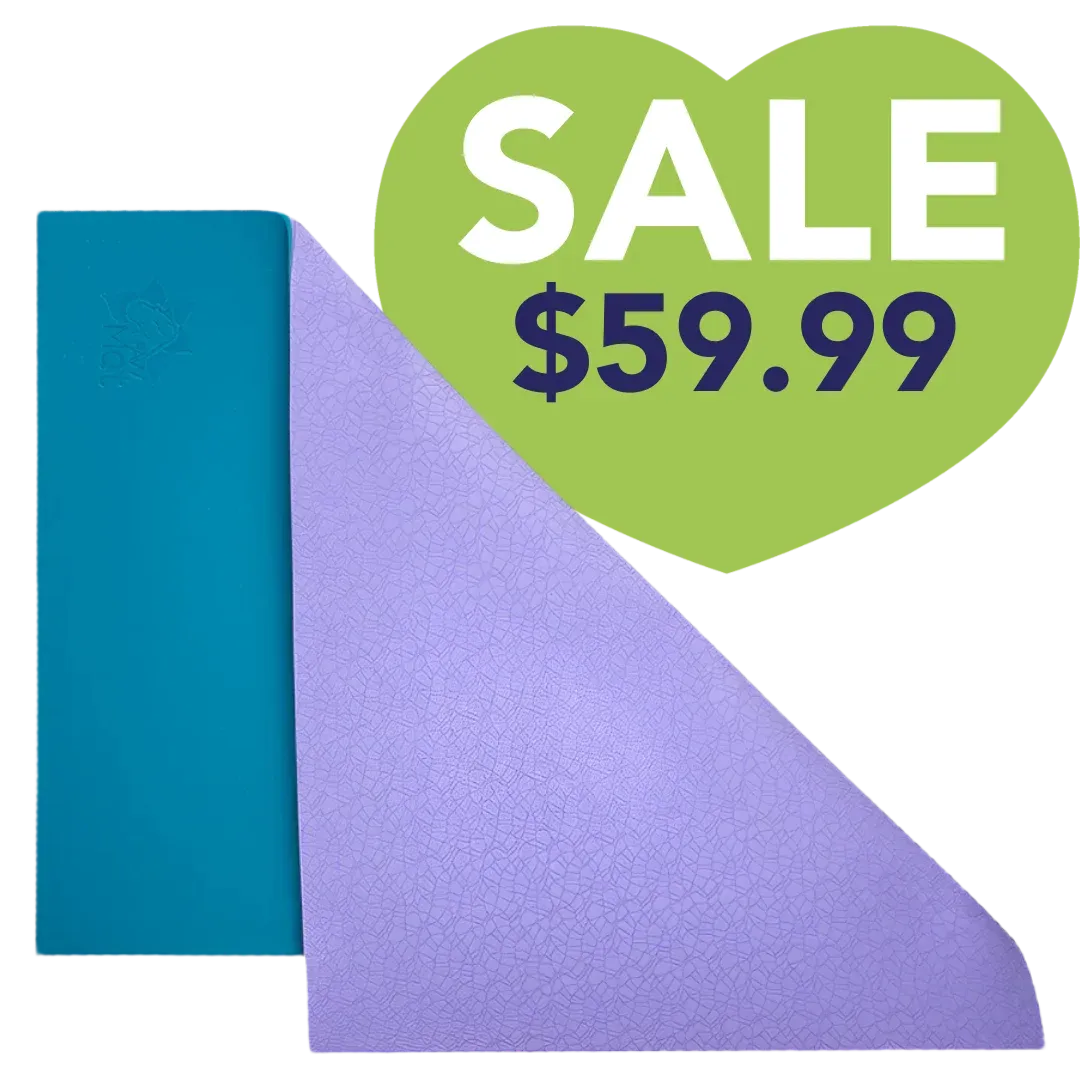 48"x24" Anti-Fatigue Reversible Dog Grooming Table Mat Blue/Lavender by PawMat