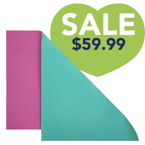 48"x24" Anti-Fatigue Reversible Dog Grooming Table Mat Pink/Teal by PawMat