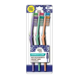 Advance Clean Toothbrush - 6 Pack