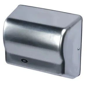 AMERICAN DRYER® GX1-C Global GX® HAND DRYER - Steel Satin Chrome Auto Surface Mounted