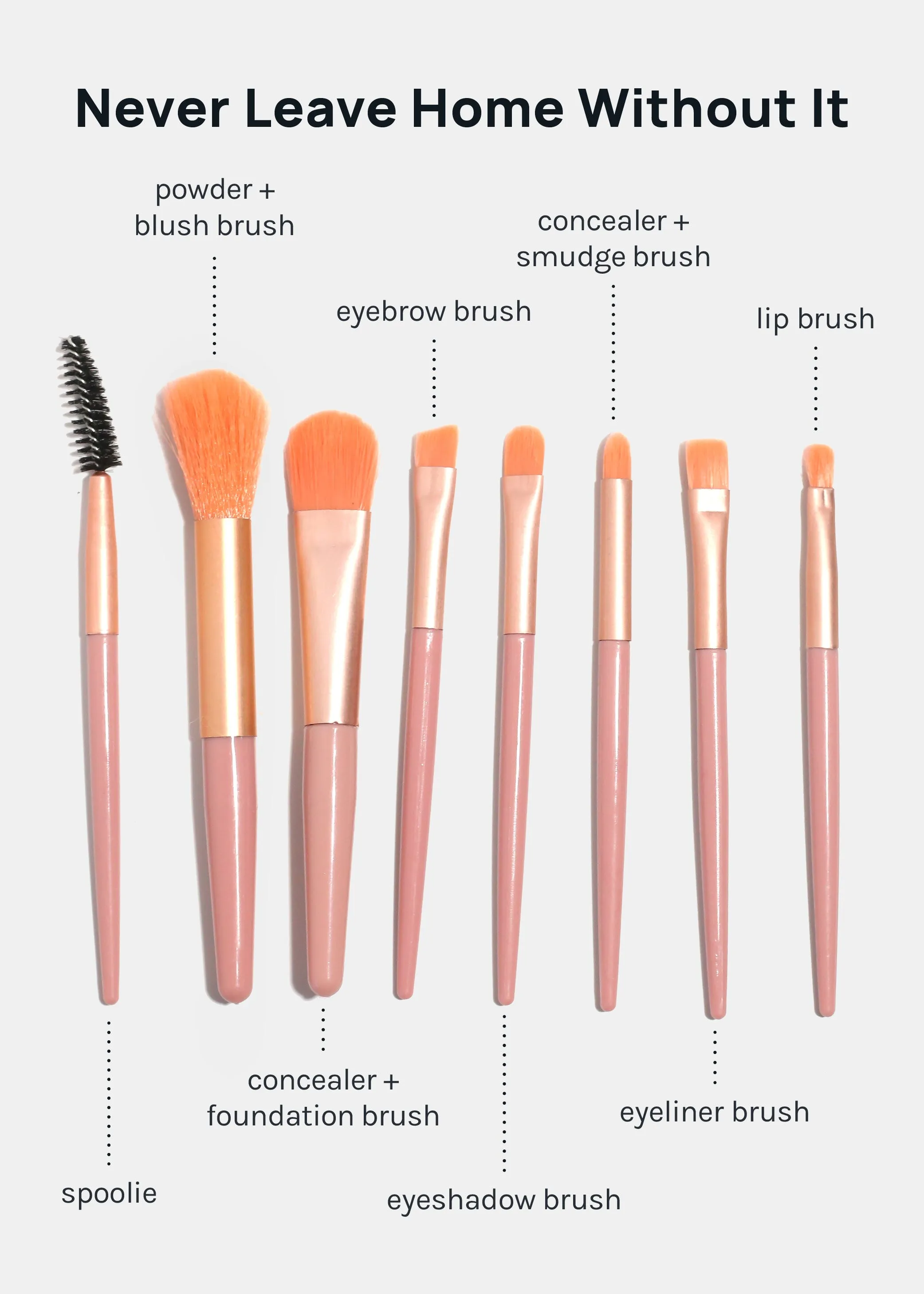 AOA Travel Eye   Face Brush Set