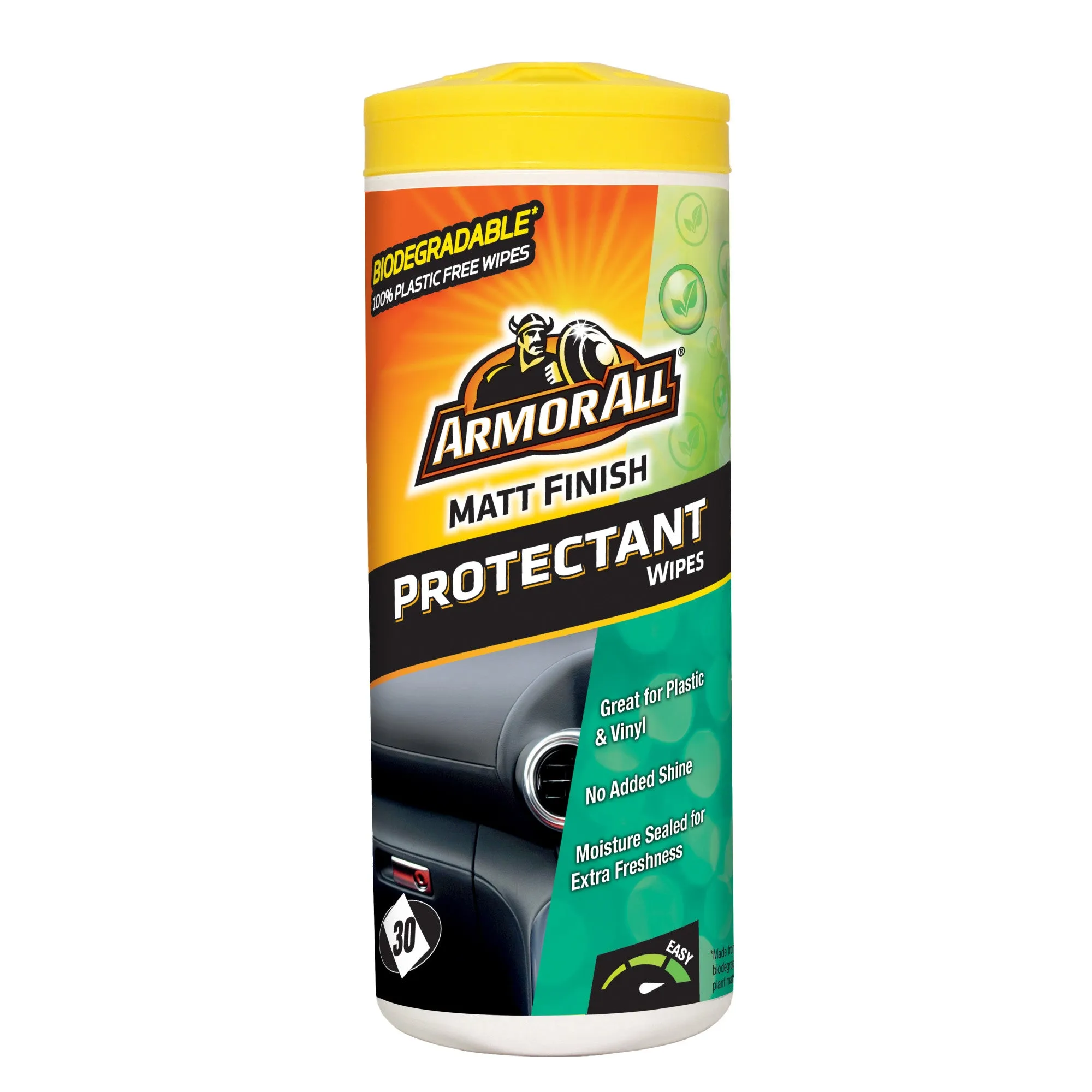 Armor All Matte Finish Biodegradable Protectant Wipes - 30 Pack - E303296700