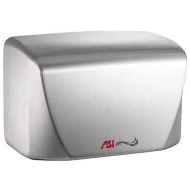 ASI 0198-1-93 Hand Dryer, 110-120 Volt, Surface-Mounted, Stainless Steel