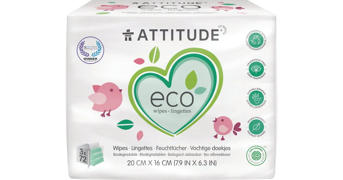 Attitude - Baby Wipes Refill