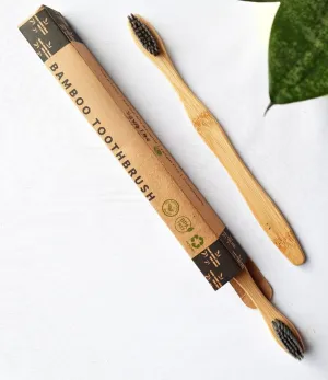 Bamboo Charcoal ToothBrush S Curve