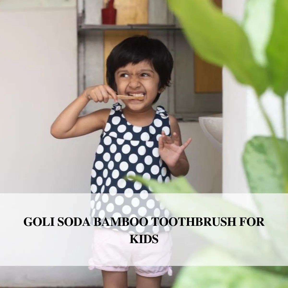 Bamboo Toothbrush For Kids (Pack of 1)