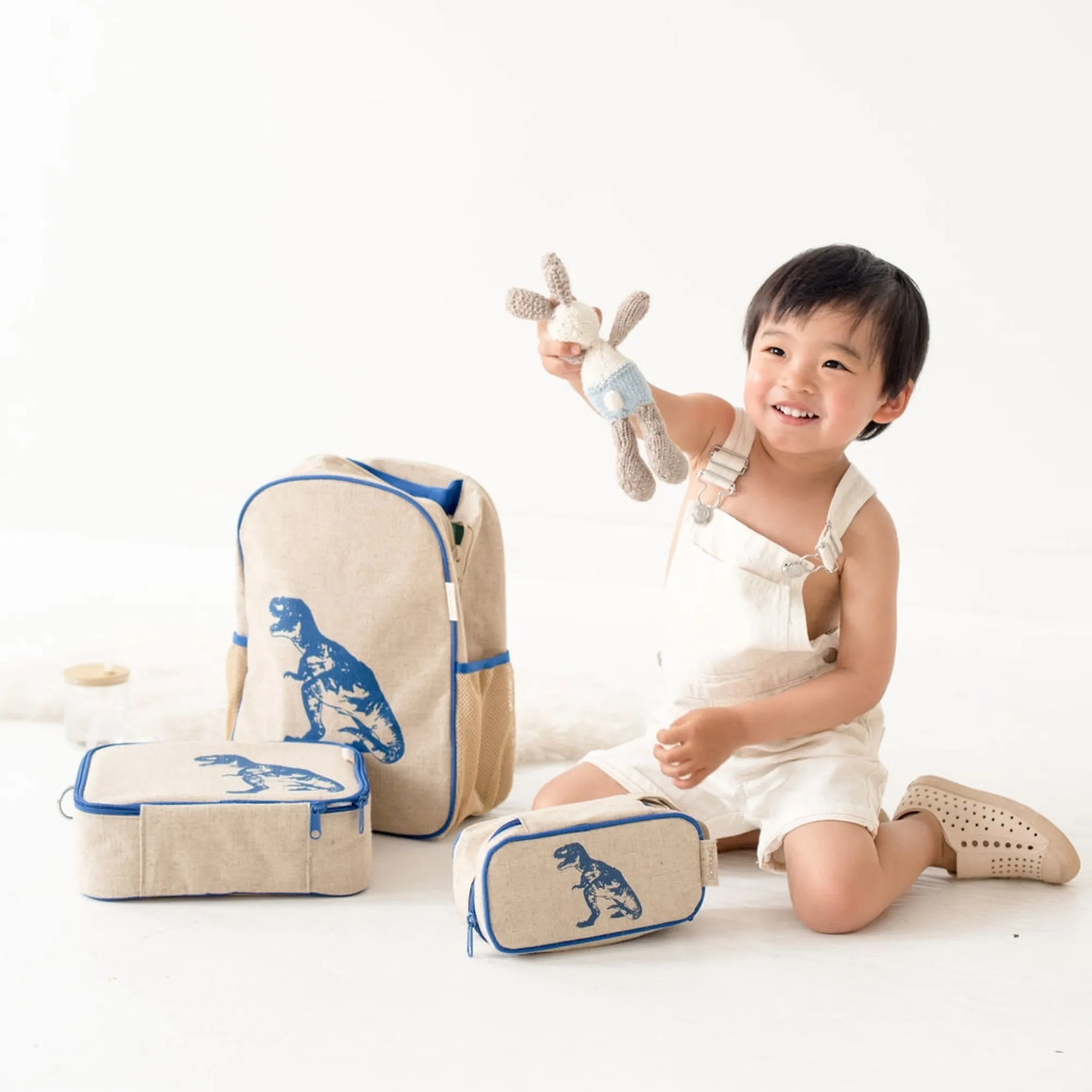 Blue Dino Toddler Backpack