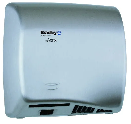 Bradley Aerix Model 2902-2874 Satin Stainless Steel Universal Voltage ADA