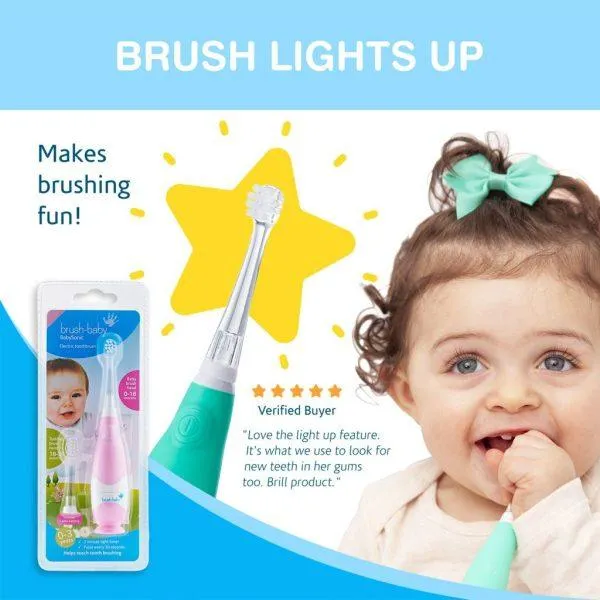 Brush-Baby Babysonic Electric Toothbrush 0-36mo