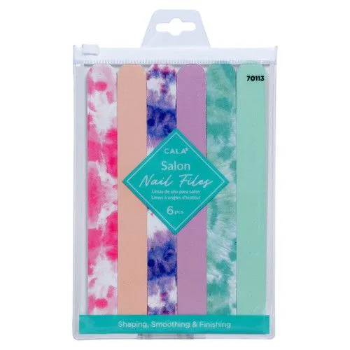 Cala Nail Files: Tie Dye (6Pcs)