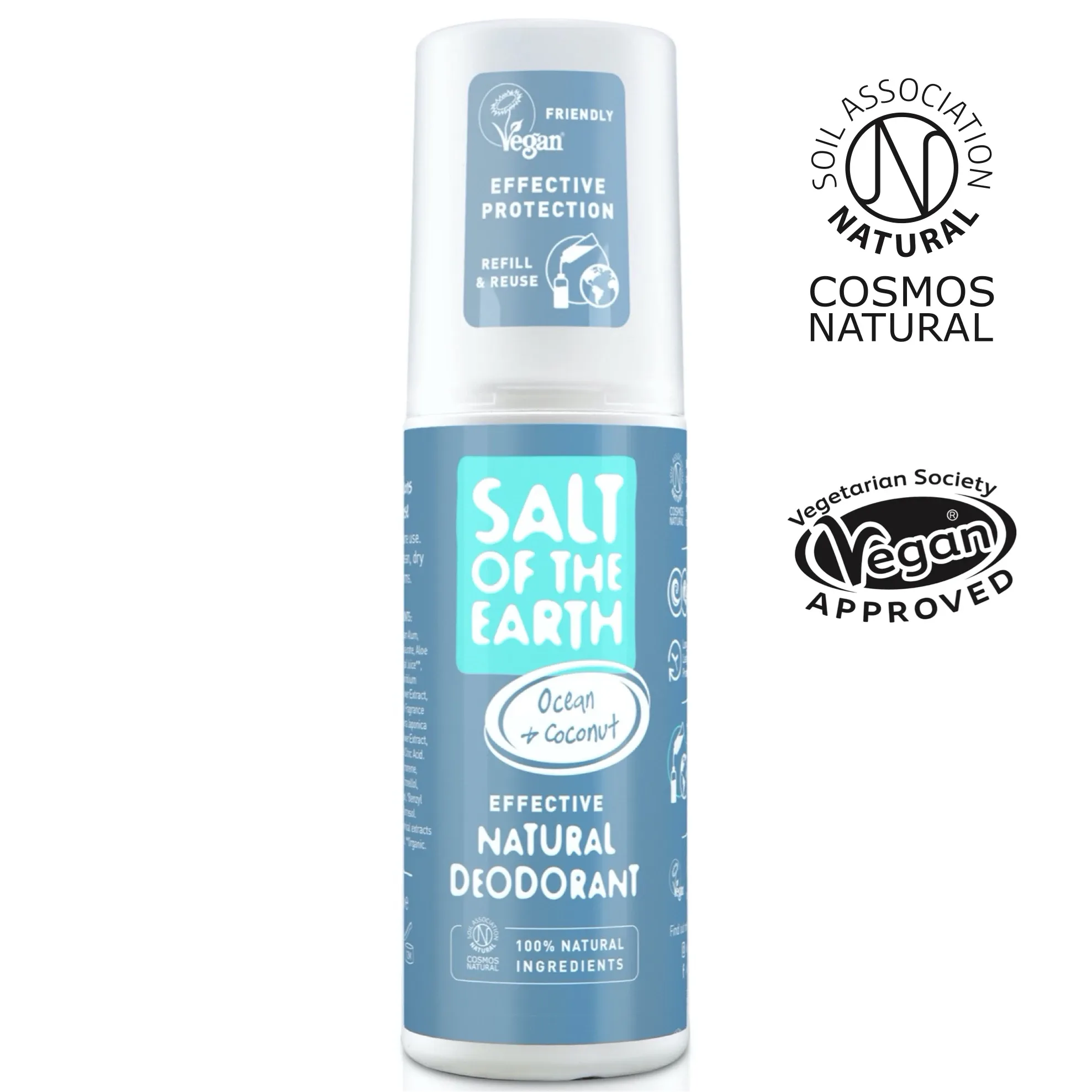 Crystal Deodorant Spray, Sea & Coconut, 100 ml