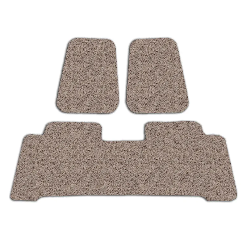 Custom Floor Mats Suits Ford Ranger PX/2/3 Dual Cab 10/2011-6/2022 Front & Rear Rubber Composite PVC Coil