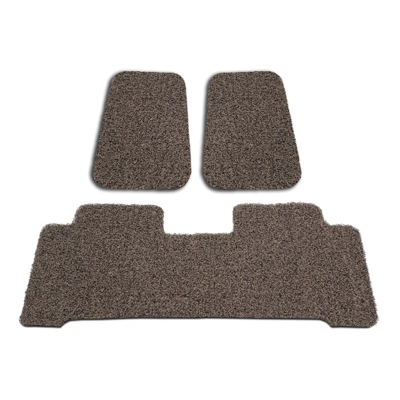 Custom Floor Mats Suits Ford Ranger PX/2/3 Dual Cab 10/2011-6/2022 Front & Rear Rubber Composite PVC Coil