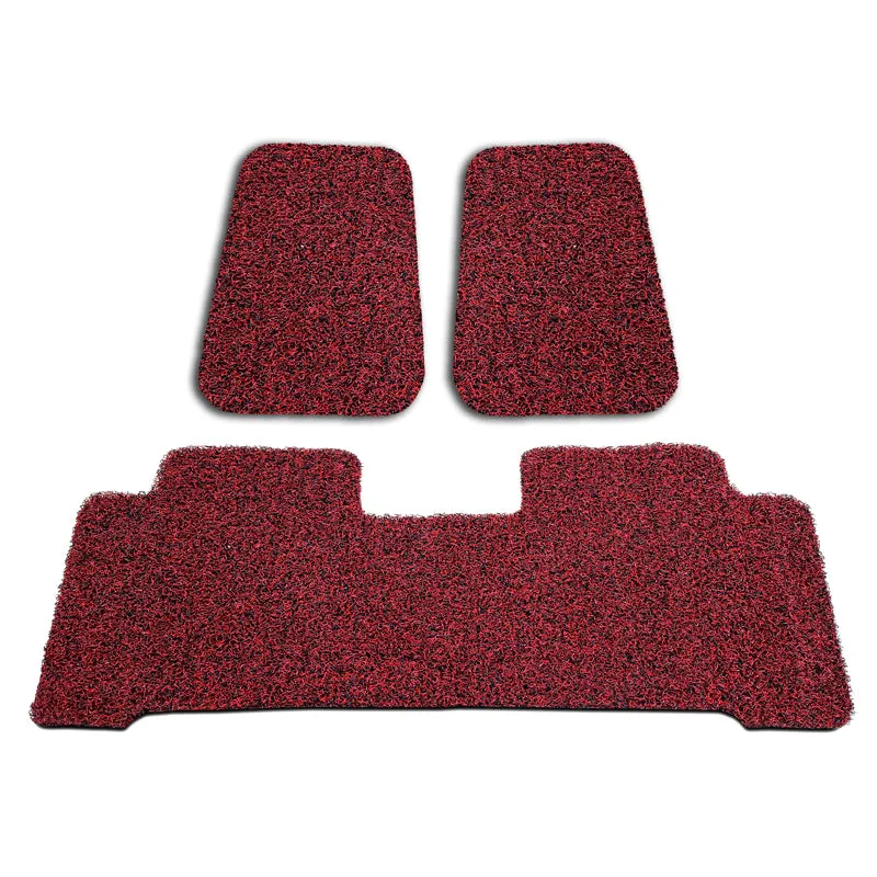 Custom Floor Mats Suits Ford Ranger PX/2/3 Dual Cab 10/2011-6/2022 Front & Rear Rubber Composite PVC Coil