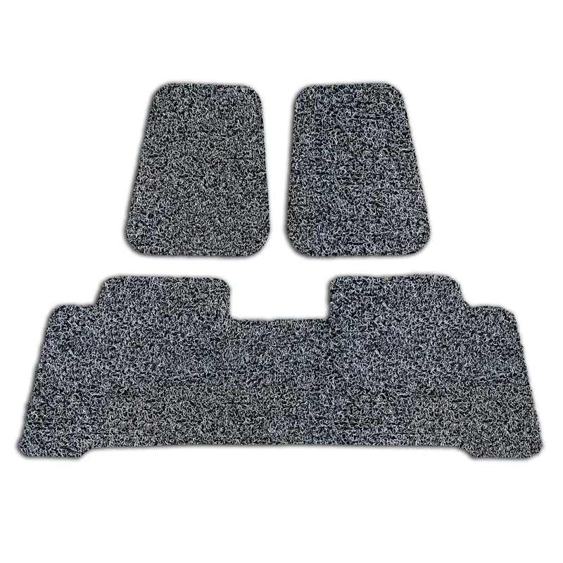 Custom Floor Mats Suits Ford Ranger PX/2/3 Dual Cab 10/2011-6/2022 Front & Rear Rubber Composite PVC Coil