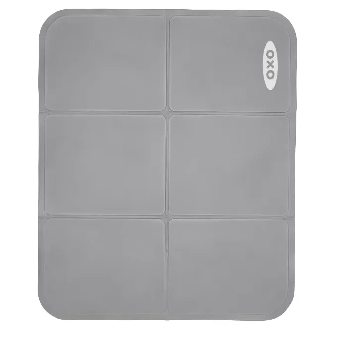 Diaper Caddy with Changing Mat - Grey