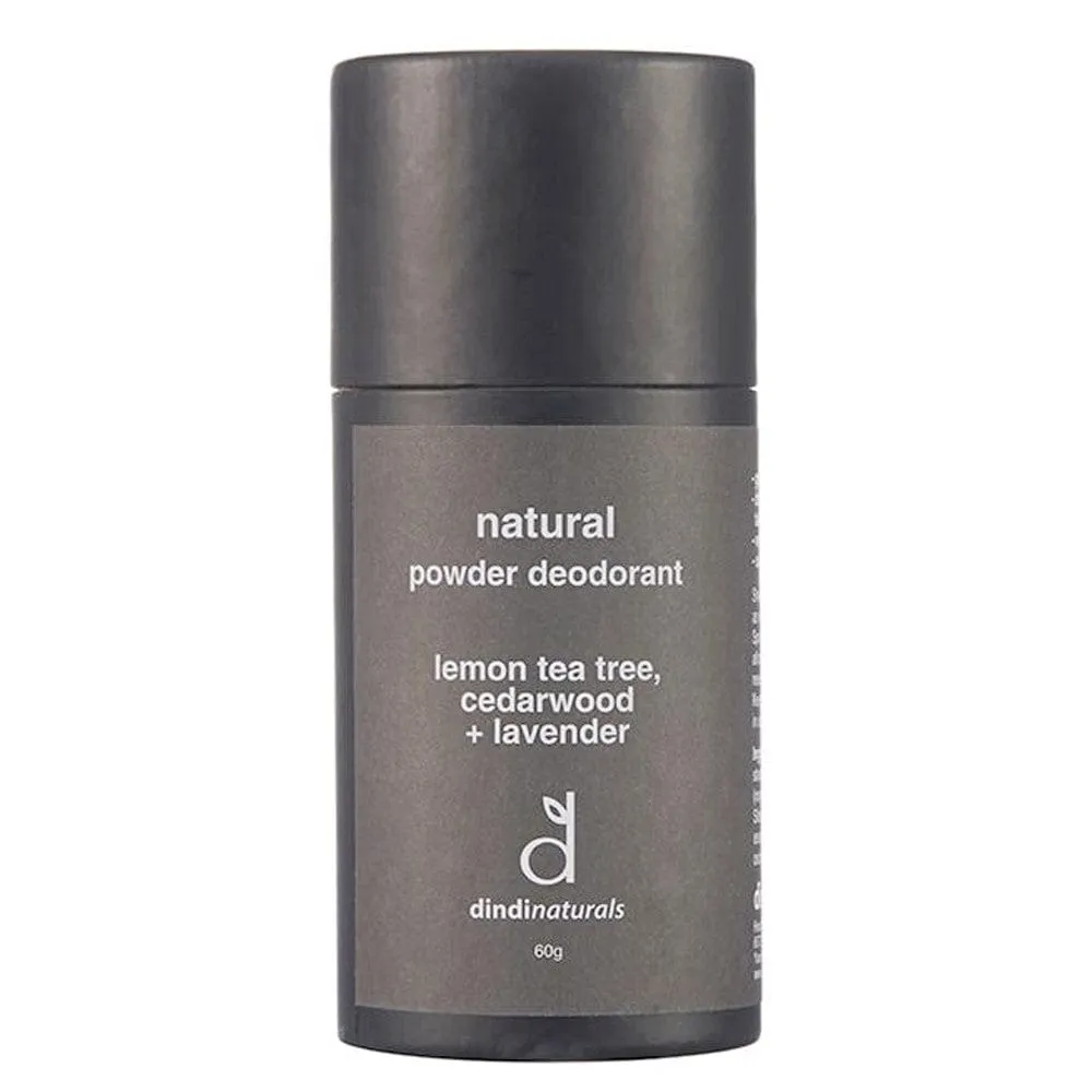 Dindi Naturals Powder Deodorant - Lemon Tea Tree, Cedarwood & Lavender