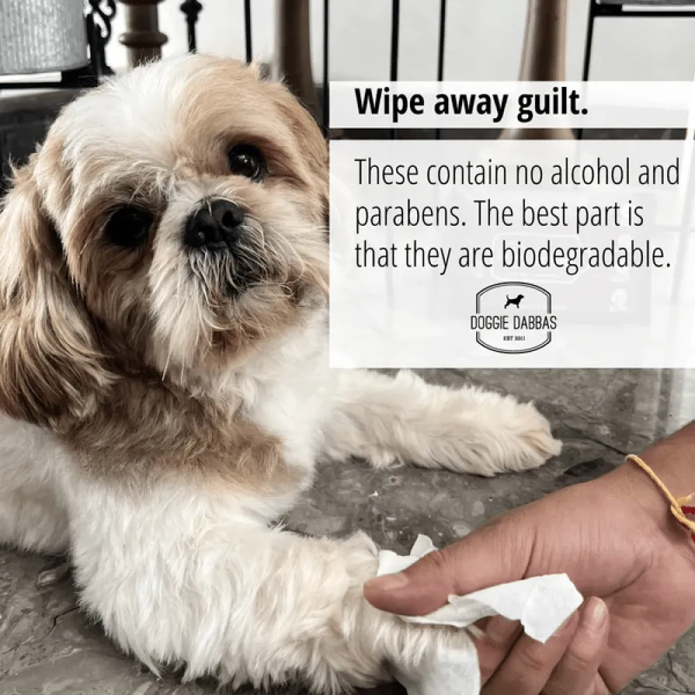 Doggie Dabbas Wipes for Dogs and Cats