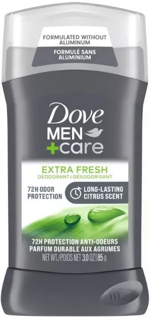 Dove Men Care Extra Fresh Long Lasting Antiperspirant Deodorant Stick, Citrus, 3 oz