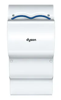 DYSON® Airblade™ AB14 dB Hand Dryer - White ABS Cover High Speed Surface Mounted ADA Compliant Hands-Down-In (SKU #301854-01 / 304664-01)