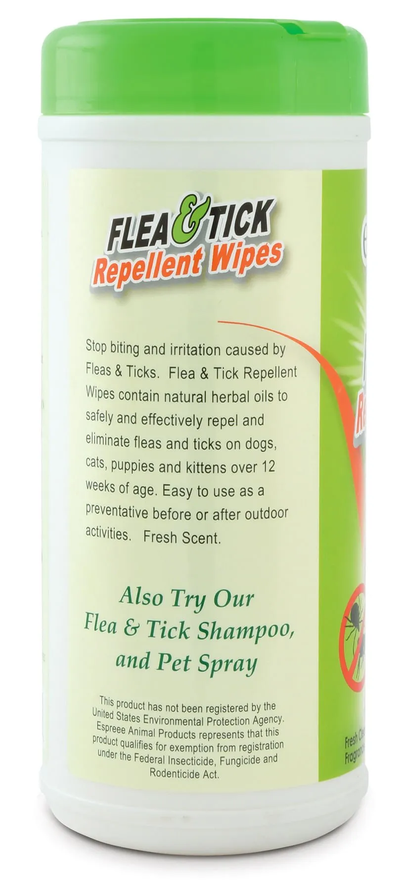 Espree Flea & Tick Repellent Wipes