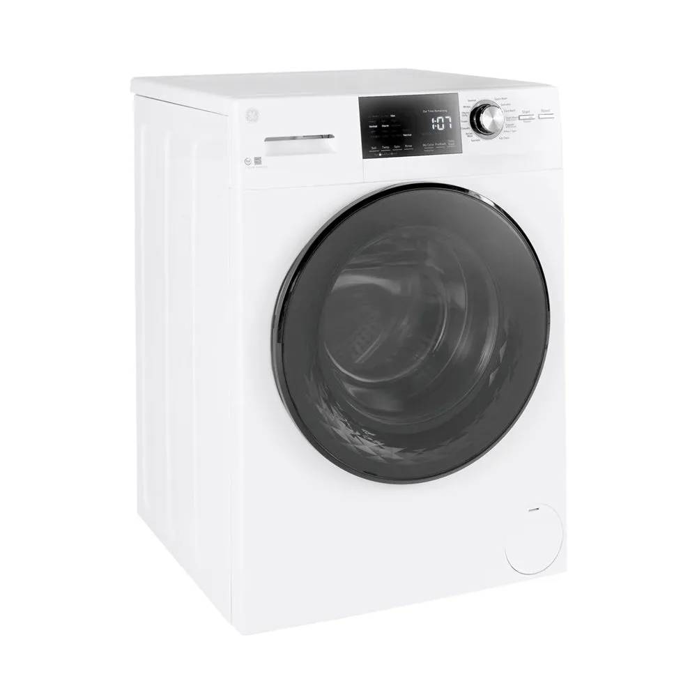 GE - 2.4 Cu. Ft. 14 Cycle Front Loading Washer - White