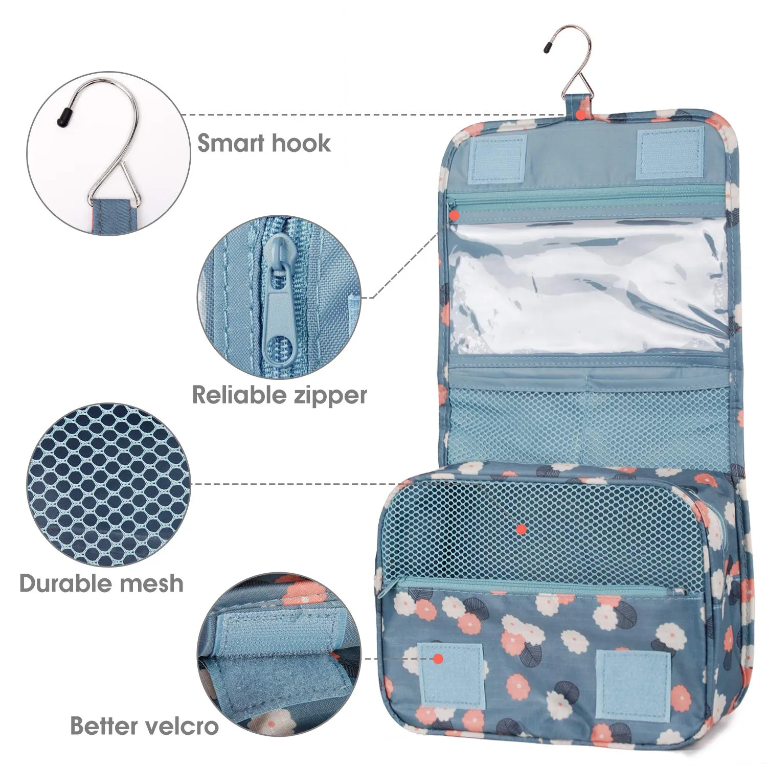 Hanging Waterproof Toiletry Bag for Travel NW18011114