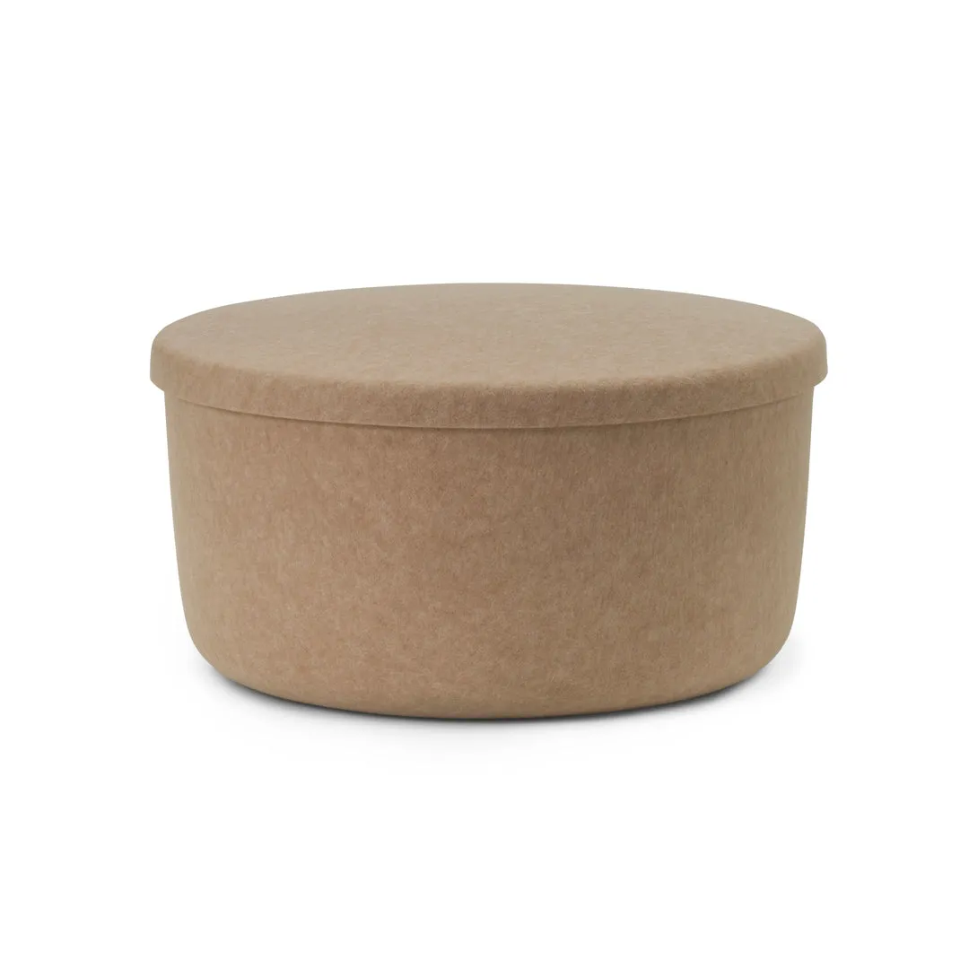 Hide Storage Pouf