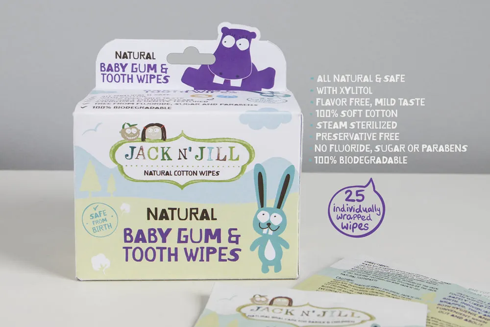 Jack N' Jill Baby Gum & Tooth Wipes x25