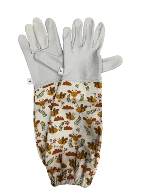 Kids Floral Honey Bee Gloves