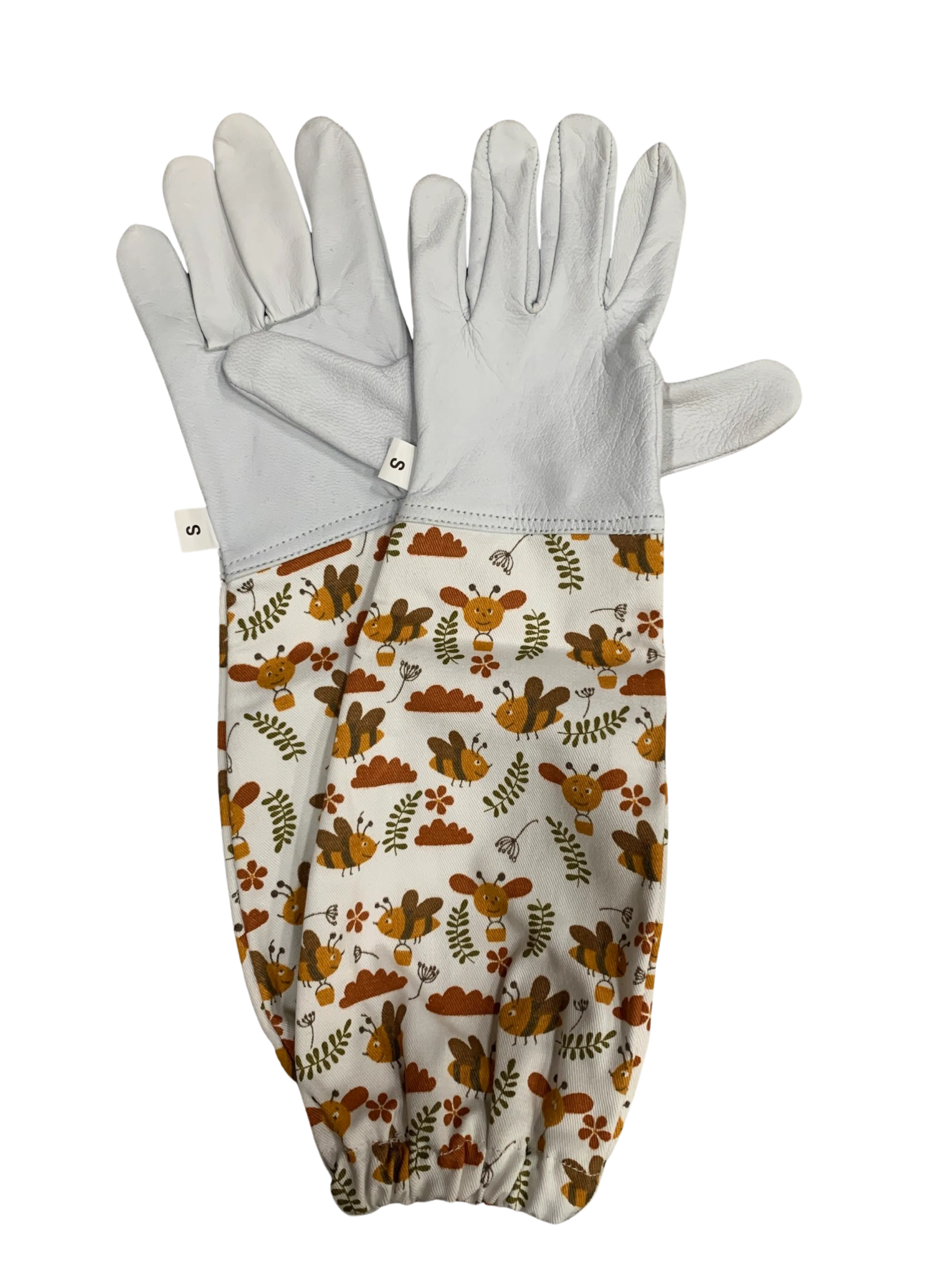 Kids Floral Honey Bee Gloves