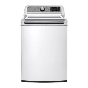 LG - 5.0 Cu. Ft. 8 Cycle Top Load Smart Wi-Fi Washer 6Motion Technology - White