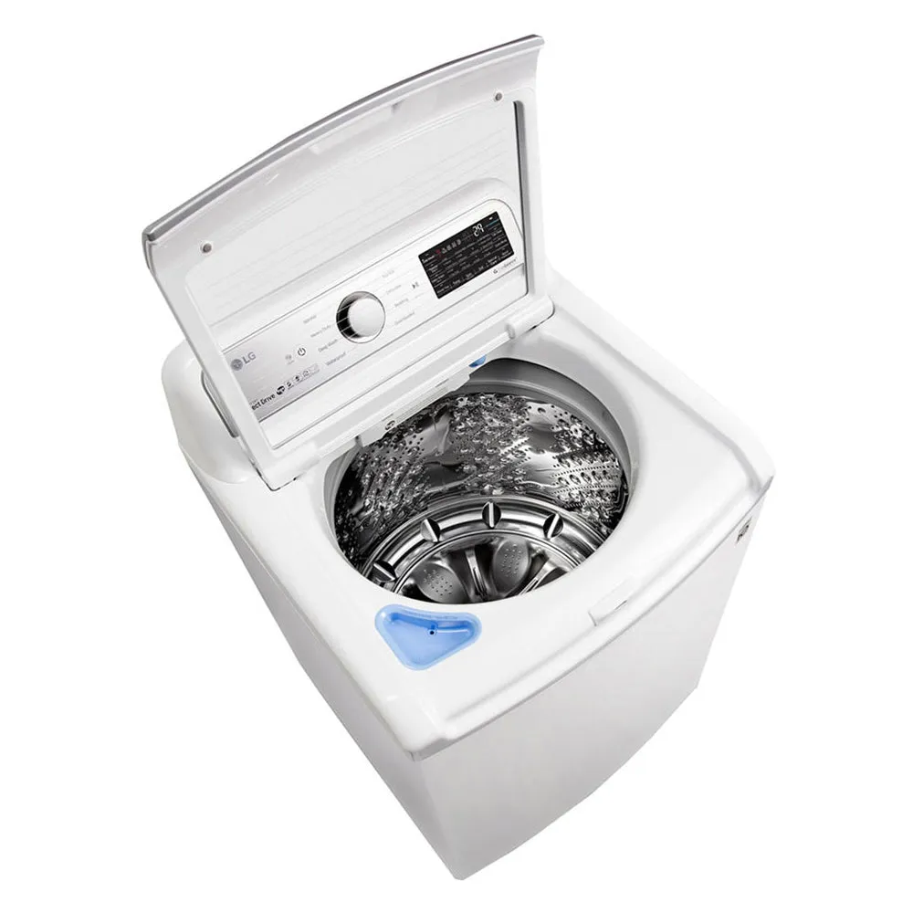 LG - 5.0 Cu. Ft. 8 Cycle Top Loading Washer - White