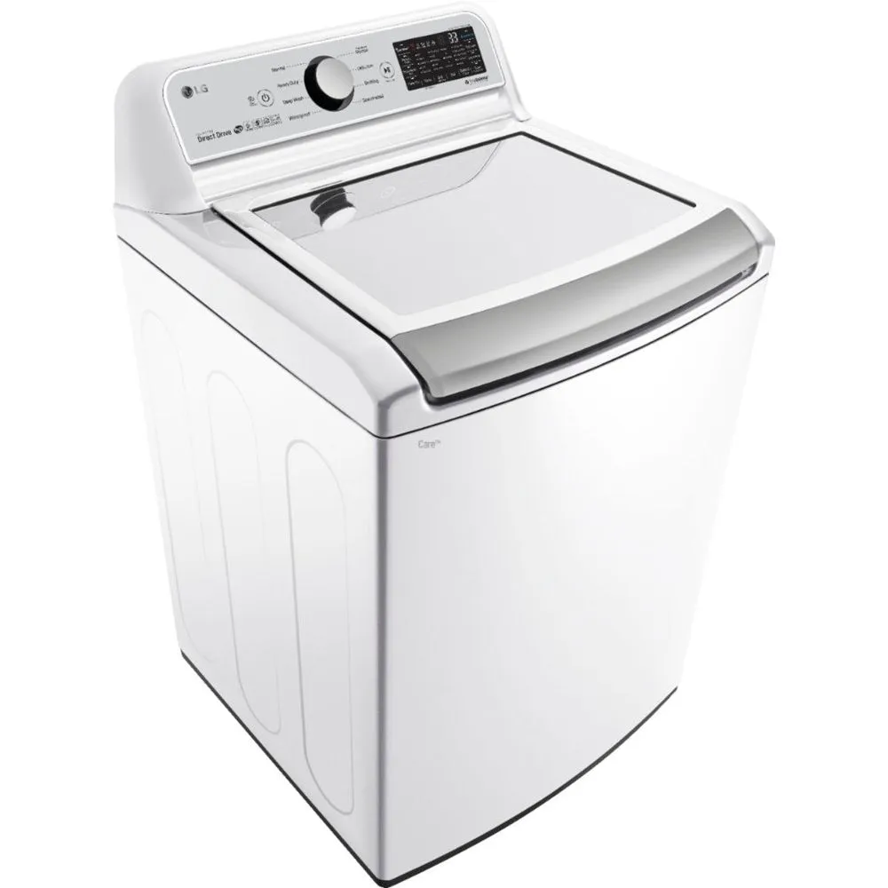 LG - 5.0 Cu. Ft. 8 Cycle Top Loading Washer - White