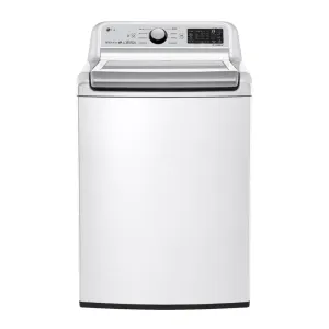 LG - 5.0 Cu. Ft. 8 Cycle Top Loading Washer - White