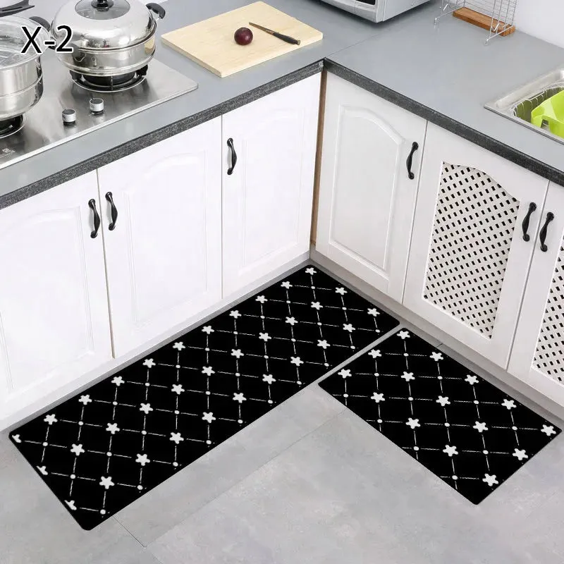 Long Kitchen Mat – Absorbent Bath Carpet Floor Mats & Doormat for Home