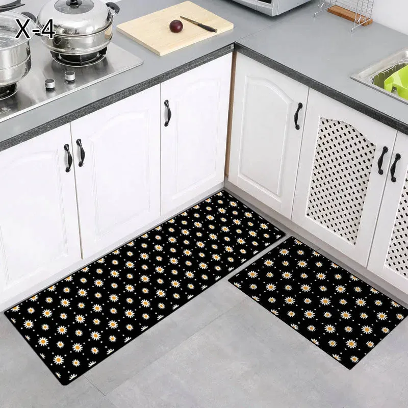 Long Kitchen Mat – Absorbent Bath Carpet Floor Mats & Doormat for Home