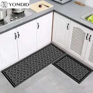 Long Kitchen Mat – Absorbent Bath Carpet Floor Mats & Doormat for Home