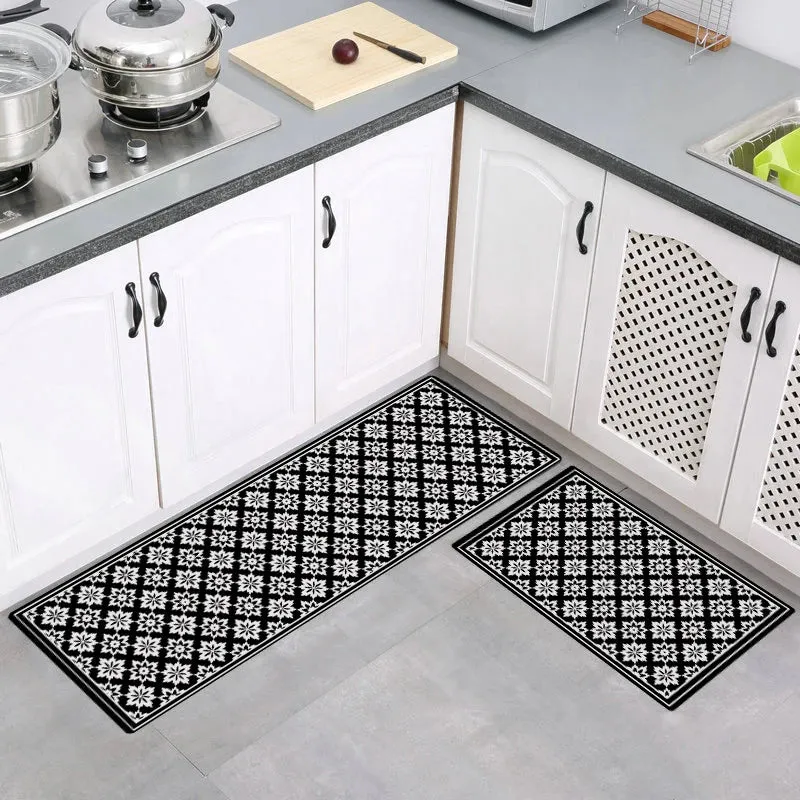 Long Kitchen Mat – Absorbent Bath Carpet Floor Mats & Doormat for Home