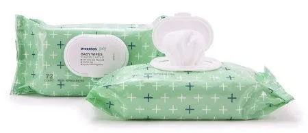 McKesson Baby Wipe 6-4/5 X 7 Inch Soft Pack Aloe / Vitamin E Scented 72 Count