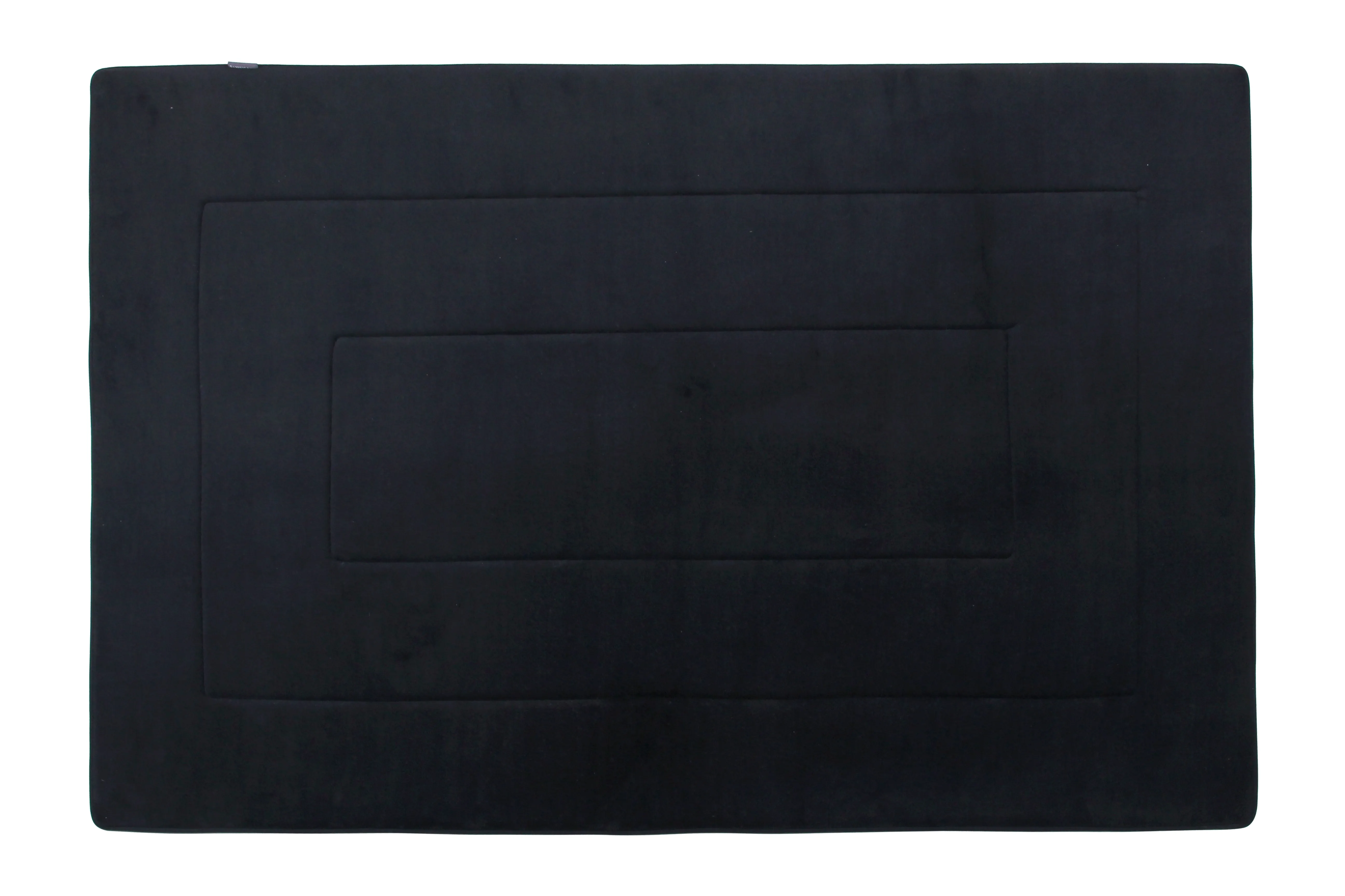 Memory Foam Area Rug, 40 x 64 in, Black