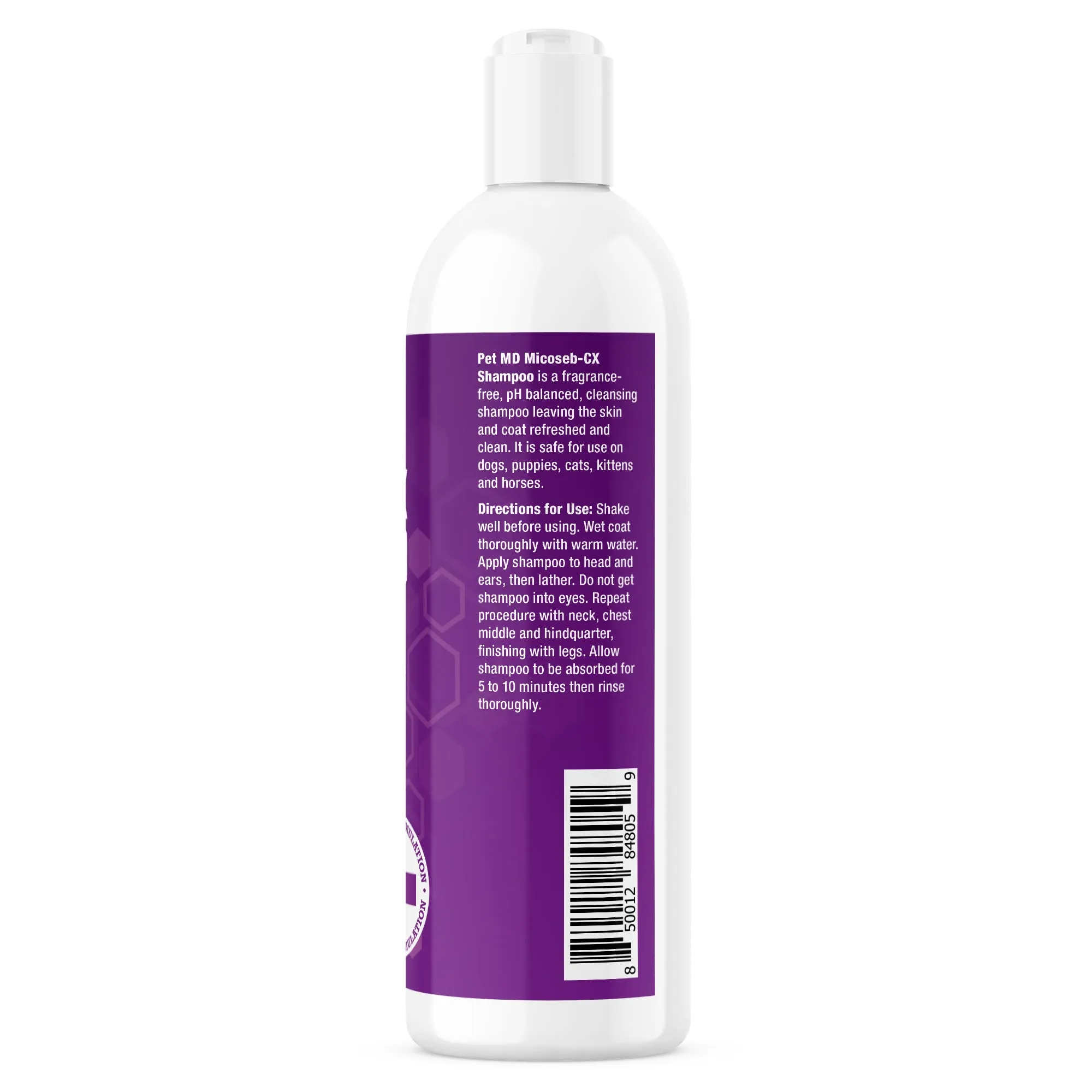 Micoseb-CX Medicated Shampoo for Dogs, Cats & Horses