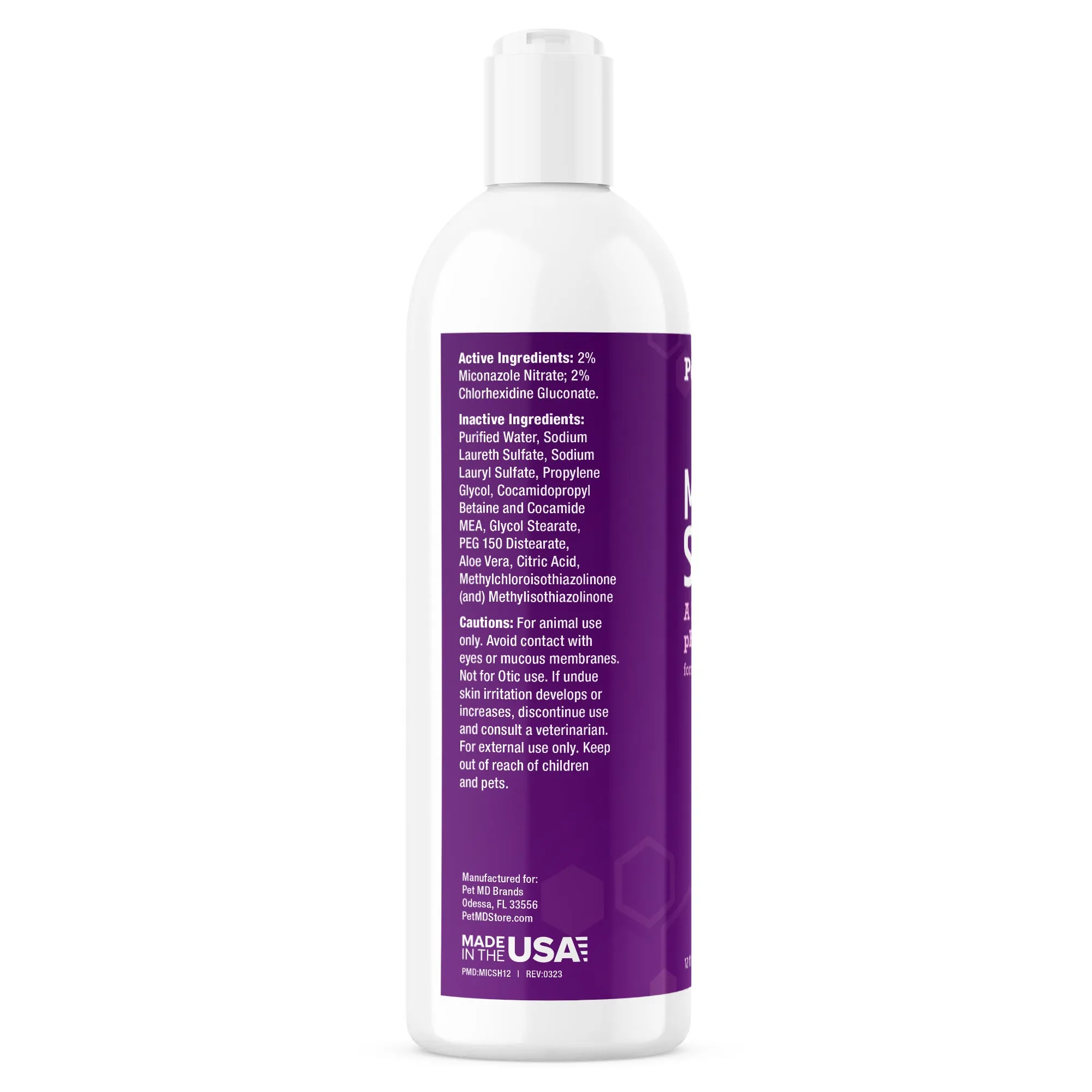 Micoseb-CX Medicated Shampoo for Dogs, Cats & Horses