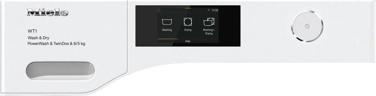 Miele WTR860 Freestanding Washer Dryer, 8kg-5kg Load, 1600rpm Spin with Twindos And Power Wash