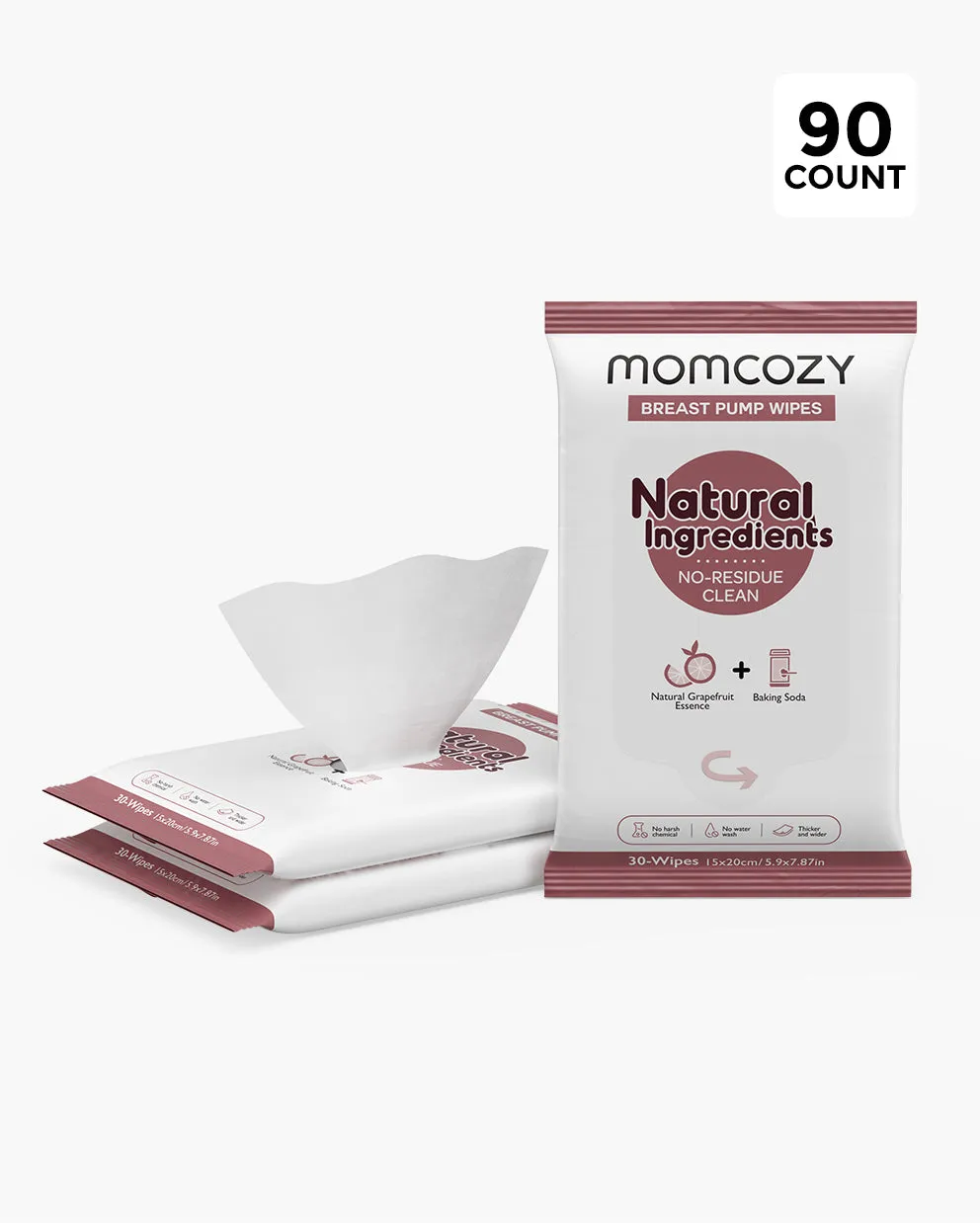 Natural Breast Pump Wipes - Safe & Convenient