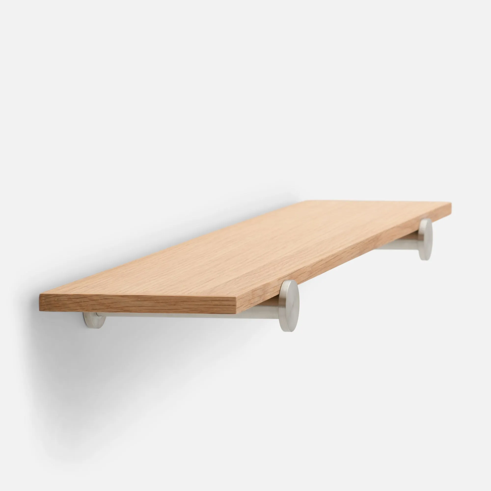 Oak   Stainless Shelf